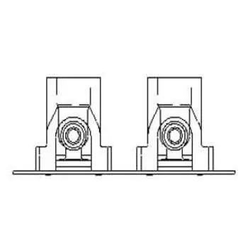 Пресс-шина Oventrop 16х2,0мм x Rp 1/2 80мм плоская, с укороч. отводами, Арт. 1518184