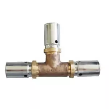 Пресс-тройник с увеличенным отводом Oventrop 16 х 20 х 16 мм, Арт. 1513454