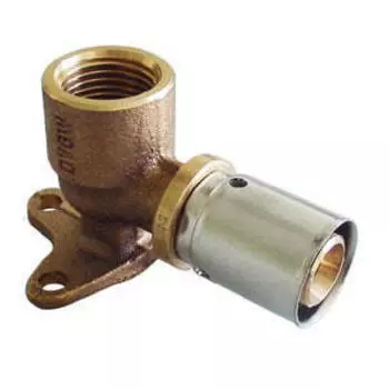 Пресс-угольник с креплением Oventrop 20х2,5мм х R 1/2" уменьш., Арт. 1517055