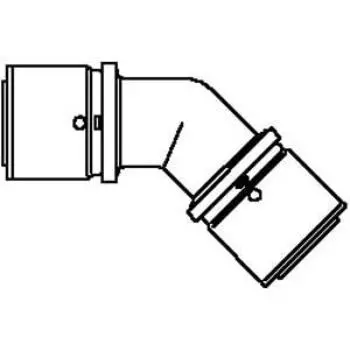 Прессовый угольник Oventrop 45° 63 х 63 мм, Арт. 1512953