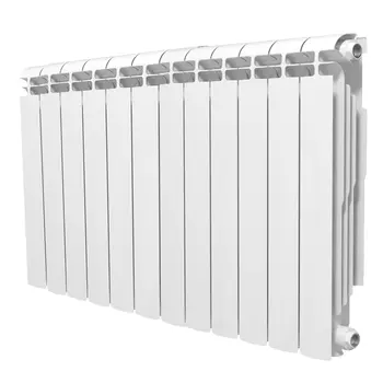 Радиатор алюминиевый Теплоприбор, с межосевым расстоянием 500 мм, 12 секций.