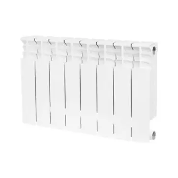 Радиатор биметаллический STOUT Space 350, 8 секций боковое подключение