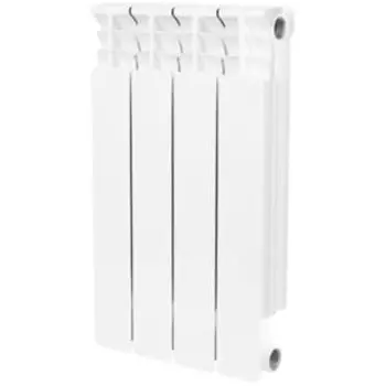 Радиатор биметаллический STOUT Space 500 4 секции, боковое подключение, SRB-0310-050004