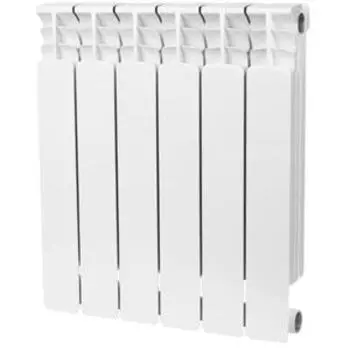 Радиатор биметаллический STOUT Space 500 6 секции, боковое подключение, SRB-0310-050006