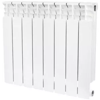 Радиатор биметаллический STOUT Space 500 8 секции, боковое подключение, SRB-0310-050008