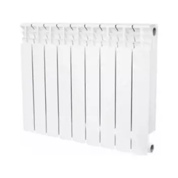 Радиатор биметаллический STOUT Space 500, 9 секций боковое подключение
