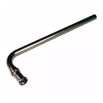 Радиаторная подводка, латунь пресс - медная трубка Ø15 300 мм, 16x15Cu, HENCO