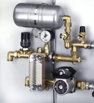 Регулирующий блок "Regufloor HX" разделение сист-мы отопл. с помощью теплообменника, Ду25, Oventrop, артикул 1151060