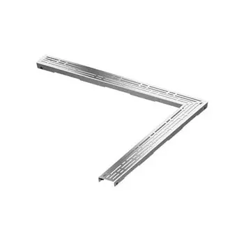 Решетка BASIC для дренажного канала TECEdrainline для слива, из нержавеющей стали, угловая 6 109 10