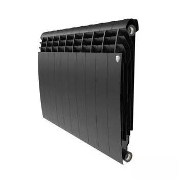Секционный алюминиевый радиатор Royal Thermo Biliner alum 500 Noir Sable, количество секций 1