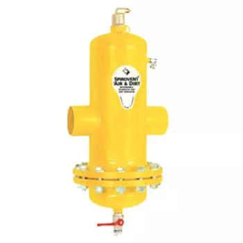 Сепаратор микропузырьков и шлама Spirocombi Hi-flow/разъемный корпус/сварка/сталь 37, артикул НD125L