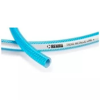 Шланг REHAU METALLIC LINE, экологический из полиуретана, без арматуры 13 мм 1/2", 20м