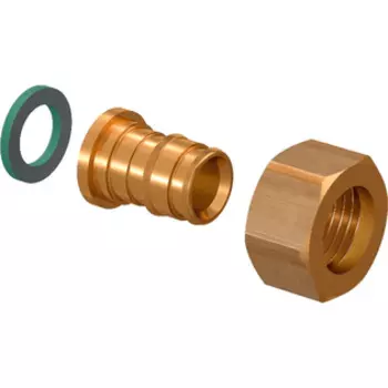 Штуцер Uponor Q&amp;E 25-G1"НГ с накидной гайкой