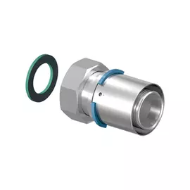 Штуцер Uponor S-Press 50-G2"НГ с накидной гайкой, латунный