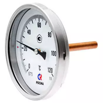 Термометр осевой биметаллический РОСМА серии 211 БТ-41.211-150