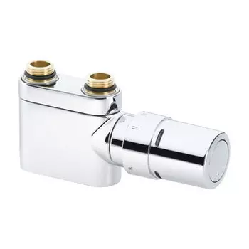 Терморегулирующий комплект Danfoss VHX и термоэлемент RAX, хромированный, прямой