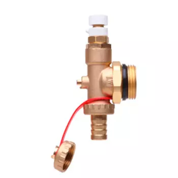 Торцевая секция Danfoss FHF-EA с ручным воздухоотводчиком и сливным краном