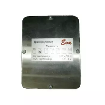 Трансформатор Eva-T60 U~230 V / 12 V; 60 V.A