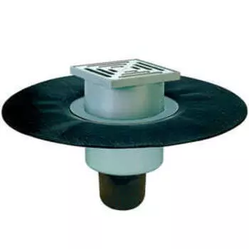 Трап HL для внутренних помещений с решеткой в подрамнике, с полимербитумным гидроизоляционным полотном HL317H