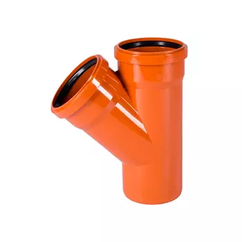 Тройник Ostendorf KGEA 110/110x45°, Ger