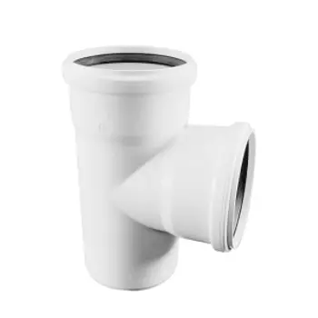 Тройник REHAU RAUPIANO PLUS 110/50/87°, для канализационных труб, арт. 11213241001