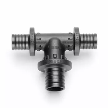 Тройник REHAU с увеличенным боковым проходом 16-20-16 PX