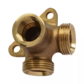 Тройник с креплением Oventrop G 3/4" x Rp 1/2" x G 3/4" угловой, Арт. 1506153