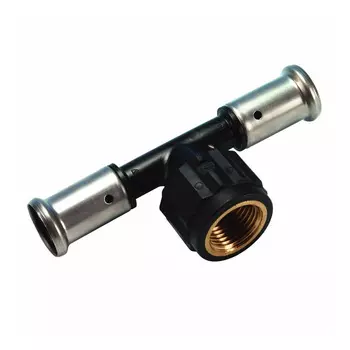 Тройник ВР, ПВДФ пресс, 32x3/4"x32, HENCO