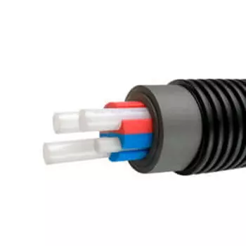 Труба Uponor Quattro 2x40/32+18/200 s = 3,7-1,4-2,5 для горячего водоснабжения и отопления 1044020