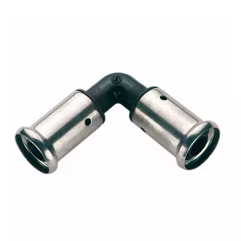 Угольник 90°, ПВДФ пресс, 32x32, HENCO