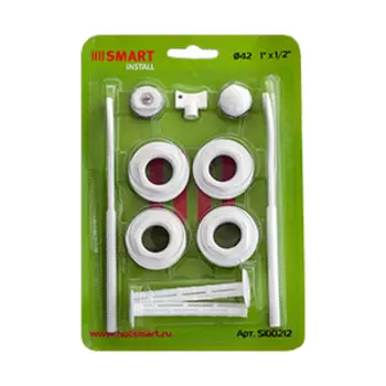 Универсальный комплект для монтажа радиаторов 1"х1/2" (2 кронштейна) SMART Install, Si00212