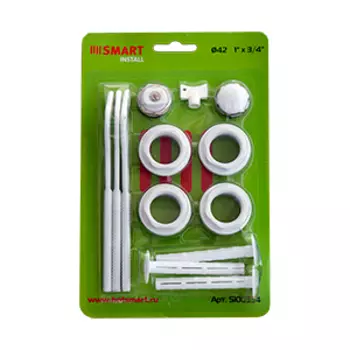 Универсальный комплект для монтажа радиаторов 1"х3/4" (3 кронштейна) SMART Install, Si00334