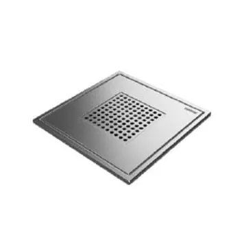 Uponor Drain решетка трапа квадратная STYLE 197х197мм, нерж. сталь, со стальной рамой, 1093068