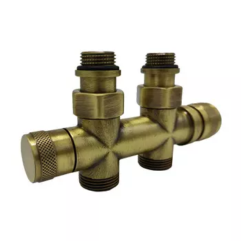 Узел нижнего подключения SR Rubinetterie прямой 1/2"х3/4"Е Бронза