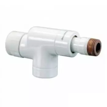 Вентиль (термостатический клапан) Oventrop серия E (эксклюзивная) осевой Ду15 1/2", артикул 1163262, цвет белый