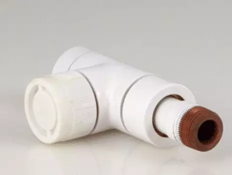 Вентиль (термостатический клапан) Oventrop серия E (эксклюзивная) прямой Ду15 1/2", артикул 1163162, цвет белый