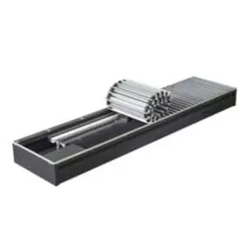 Внутрипольный конвектор Бриз В 220V 260x120x4000 Конц прав (5 Nova 12 втулки черные)