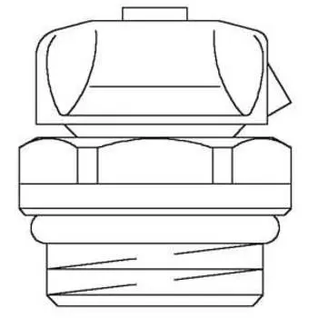 Воздухоспускная пробка Oventrop 3/8" с самоуплотнением, артикул 1400392