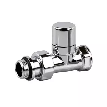 Запорный клапан SR Rubinetterie прямой серия "Ovus" 1/2", цвет хром