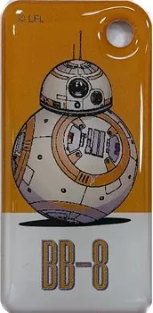 Брелок Тройка с чипом Звездные воины BB-8 принт