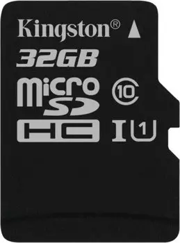 Карта памяти MicroSDHC Kingston