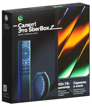 Медиаплеер SberBox 2 SBDV-00006 Черный