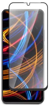 Стекло защитное для realme Note 50|realme C51|realme C53 Черная рамка