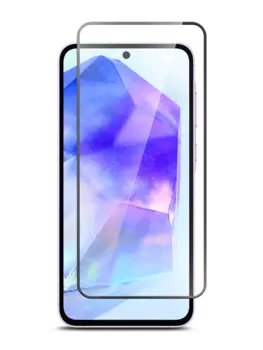 Стекло защитное для Samsung Galaxy A35|A55 Черная рамка