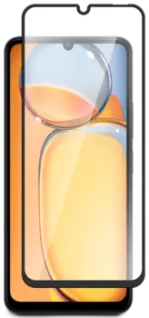 Стекло защитное для Xiaomi Redmi 13C|Poco C65 Черная рамка