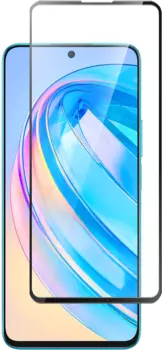 Стекло защитное для Honor X8a Черная рамка