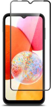 Стекло защитное Samsung Galaxy A14 Черная рамка