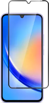 Стекло защитное для Samsung Galaxy A24 Черная рамка