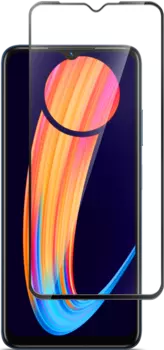 Стекло защитное для Infinix HOT 30i Черная рамка