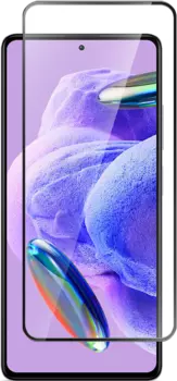 Стекло защитное для Xiaomi Redmi Note 12 Pro+ Черная рамка